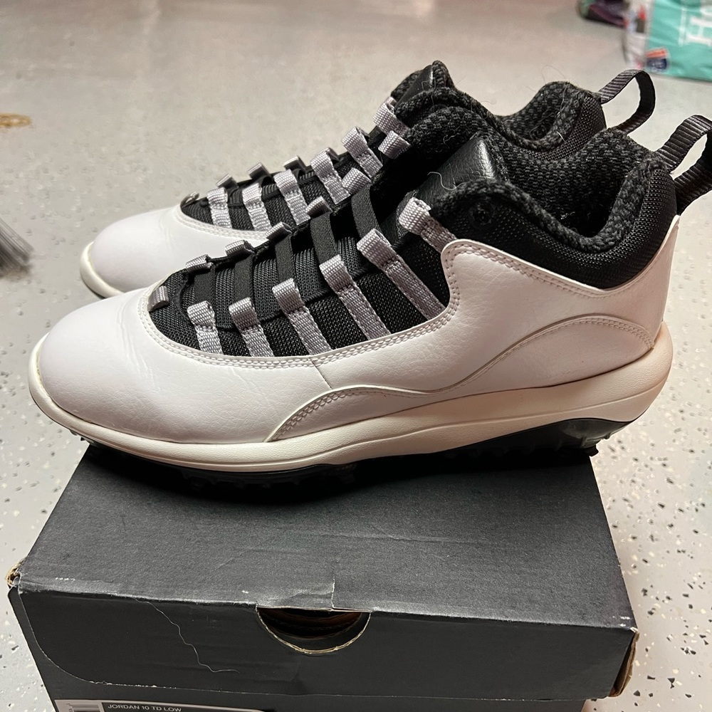 Custom Air Jordan 10 Golf Shoes size 9